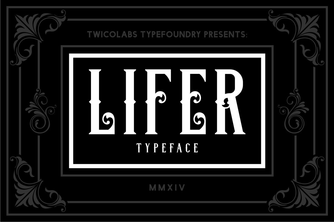 Lifer LIFER TYPEFACE Classic vintage twicolabs