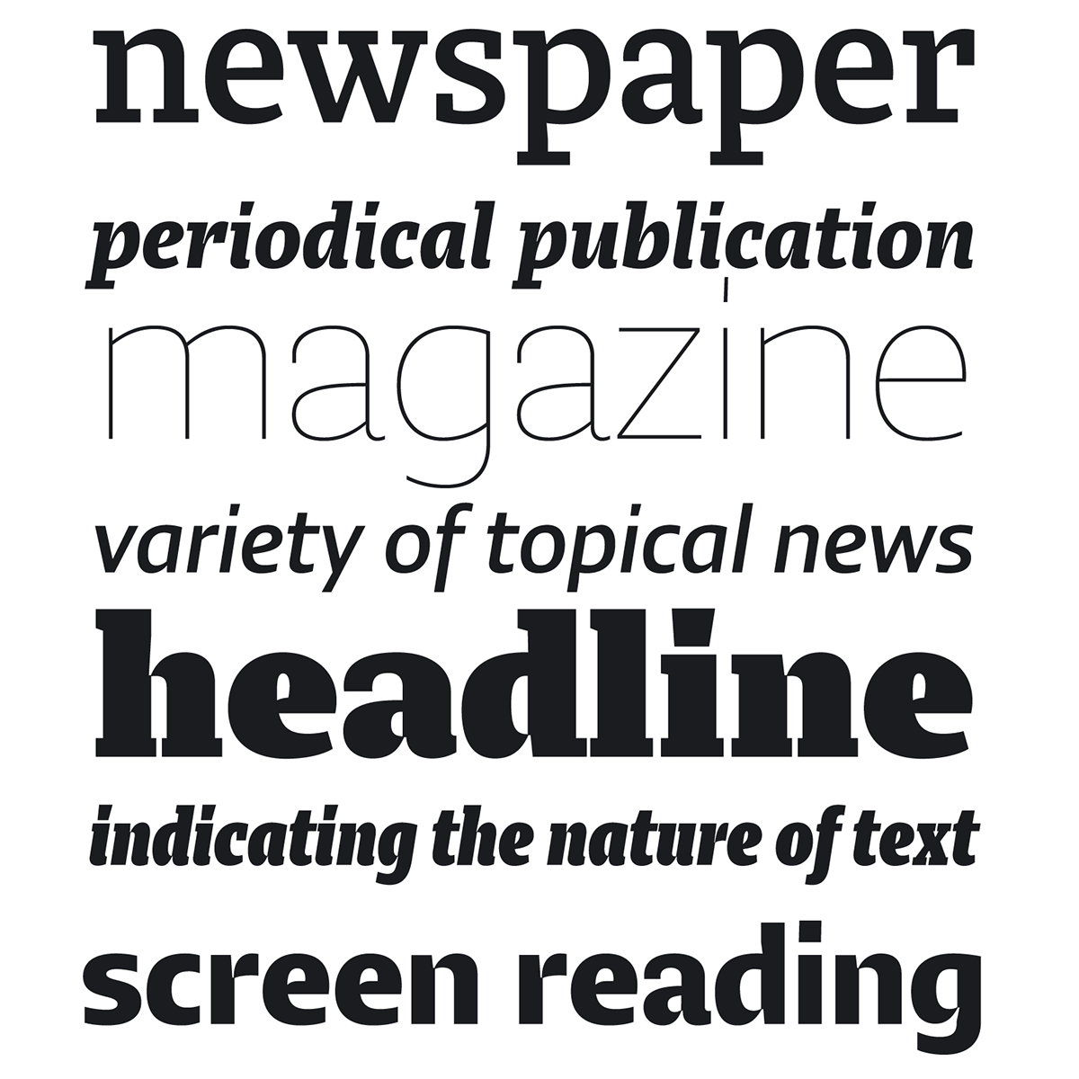 Nikola Djurek typotheque  lumin  typeface  Fonts  slab-serif   Sans-Serif  display font