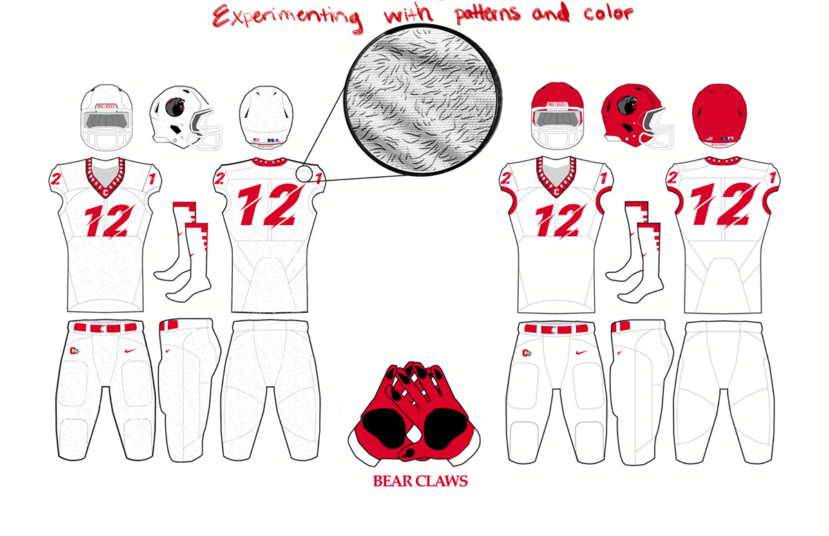 college football Cornell football Cornell University sportswear design uniform design Adobe Portfolio
