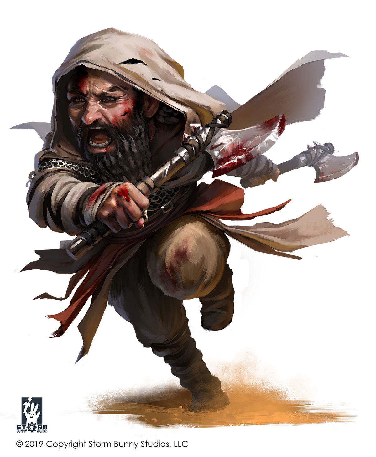 adelair artdelair dwarf fantasy concept art Character design  Fighter Game Art medieval