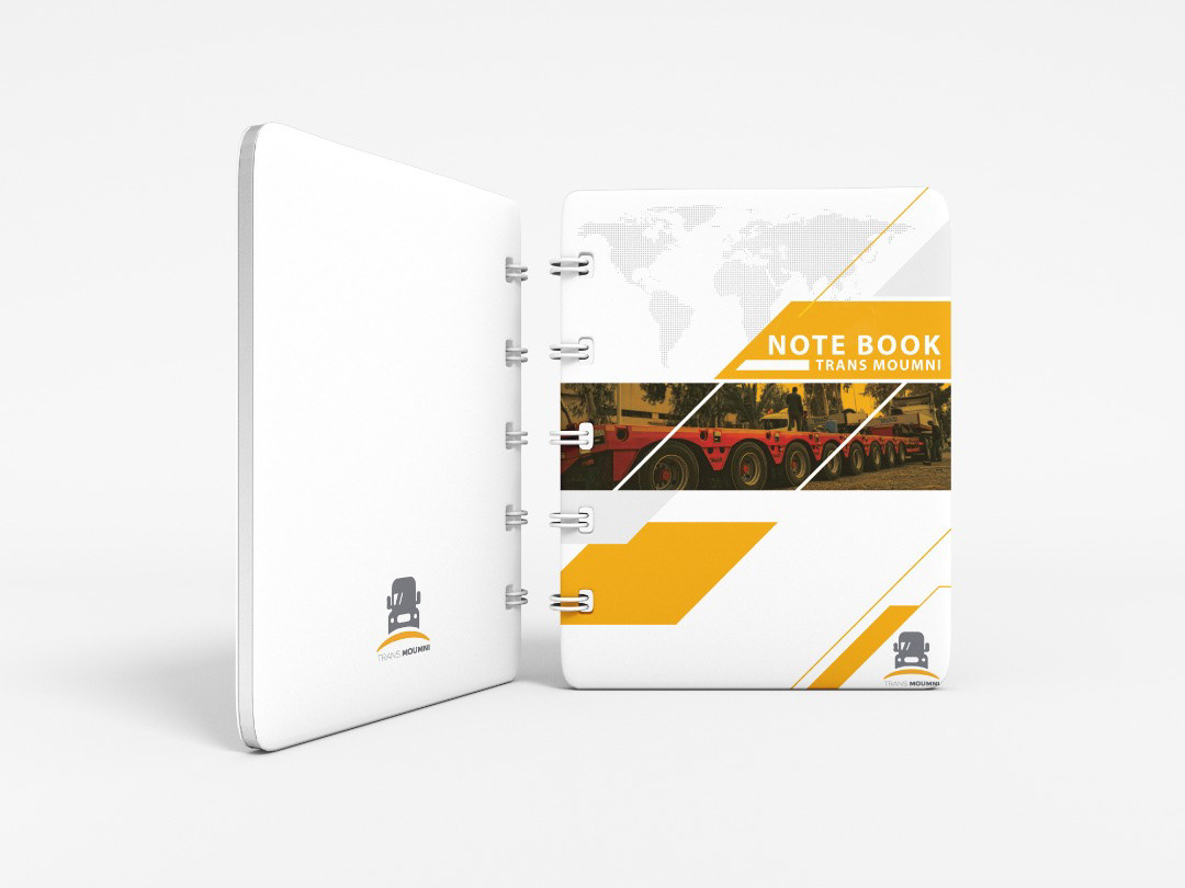 bloc note design Note book graphic design  Graphic Designer adobe illustrator designer