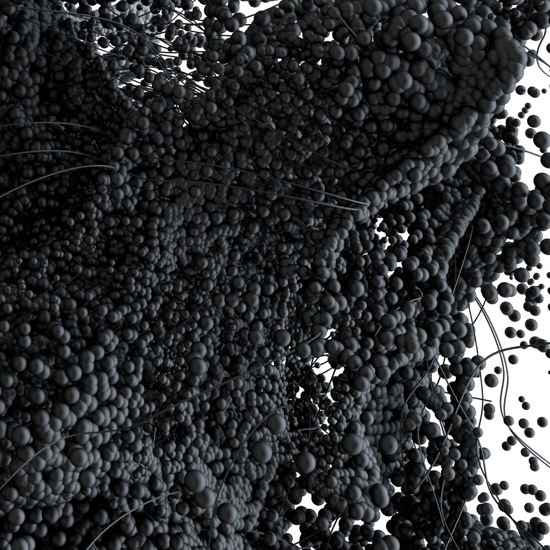 alperdurmaz 3D design cover magazine houdini sidefx ArtDirection black dark