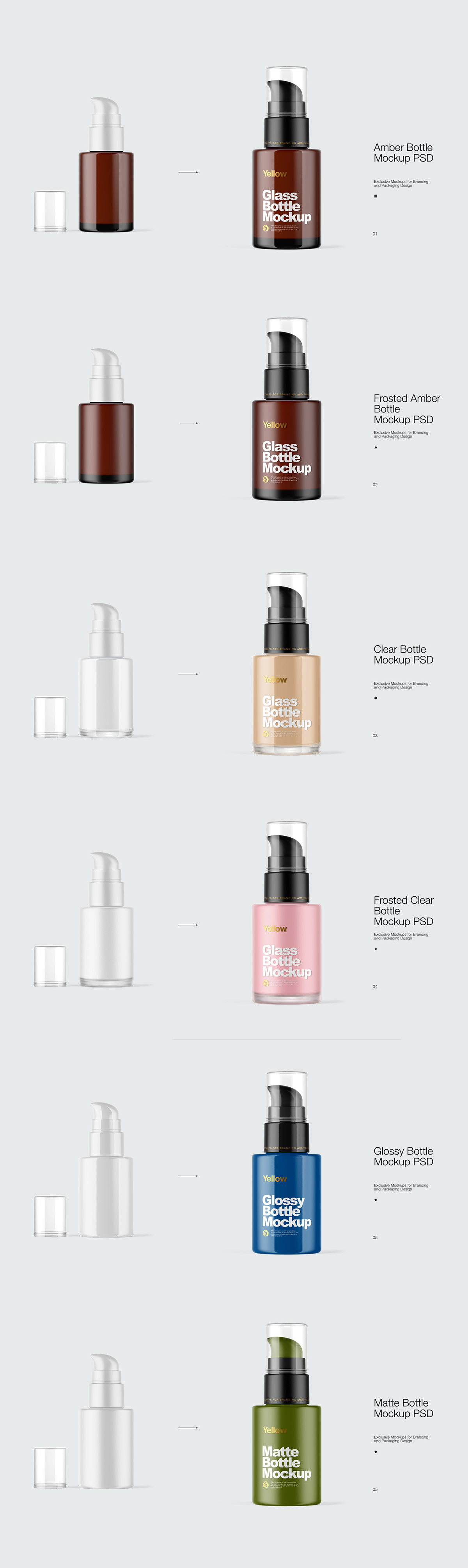 Download Cosmetic Bottles Mockups On Student Show Yellowimages Mockups