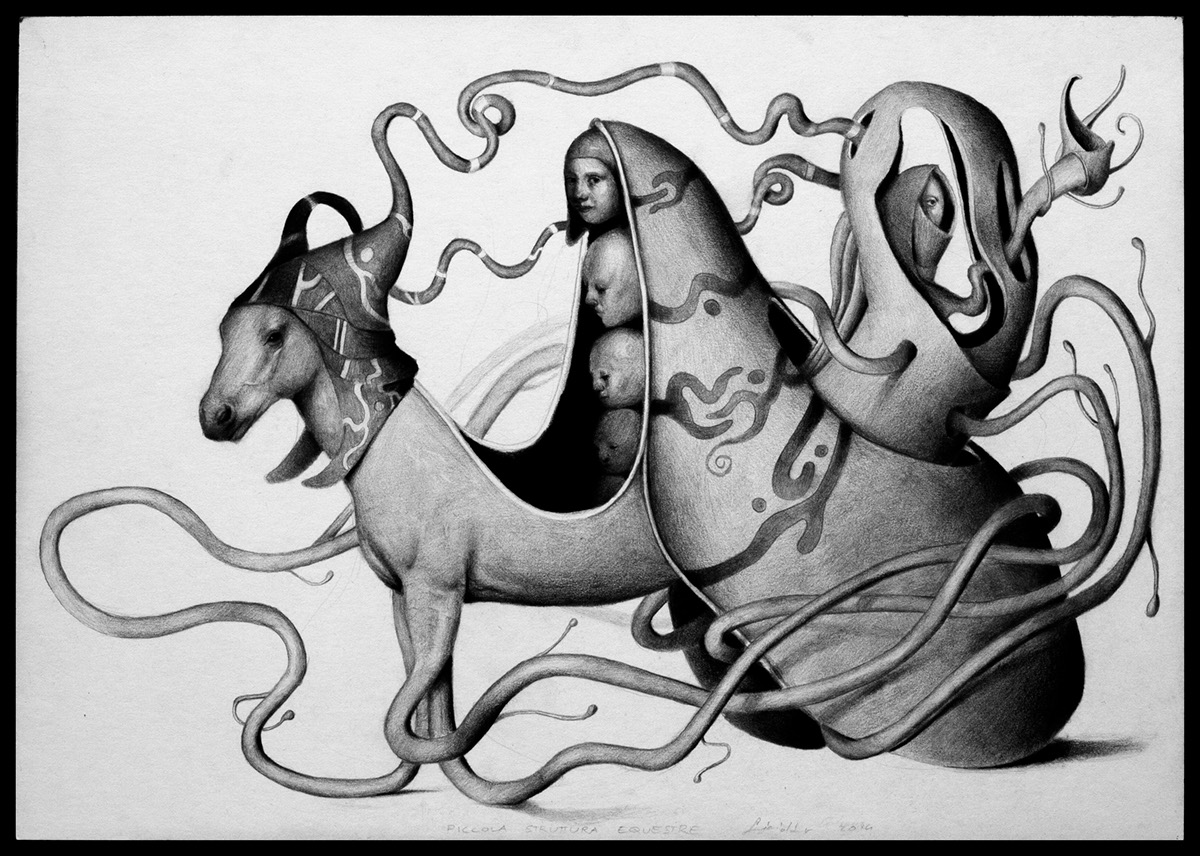 sicioldr surreal art pencil delirium drawings myth odd fear wonder amazement symbolic psychedelic