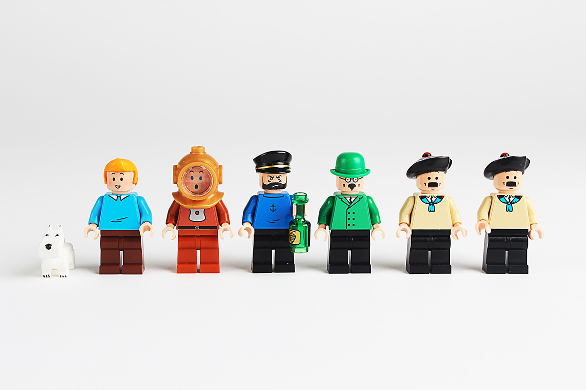 Lego - Tintin Red Rackhame's Treasure :: Behance