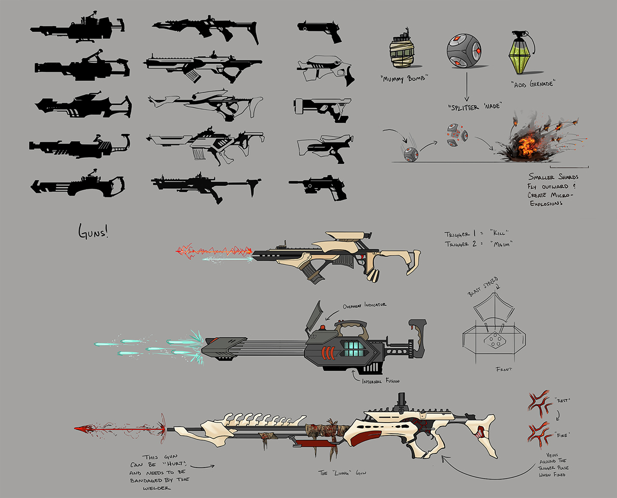 Weapon weapon design concept art Game Art guns rifle concept Sci Fi weapon concept gun concept digital painting