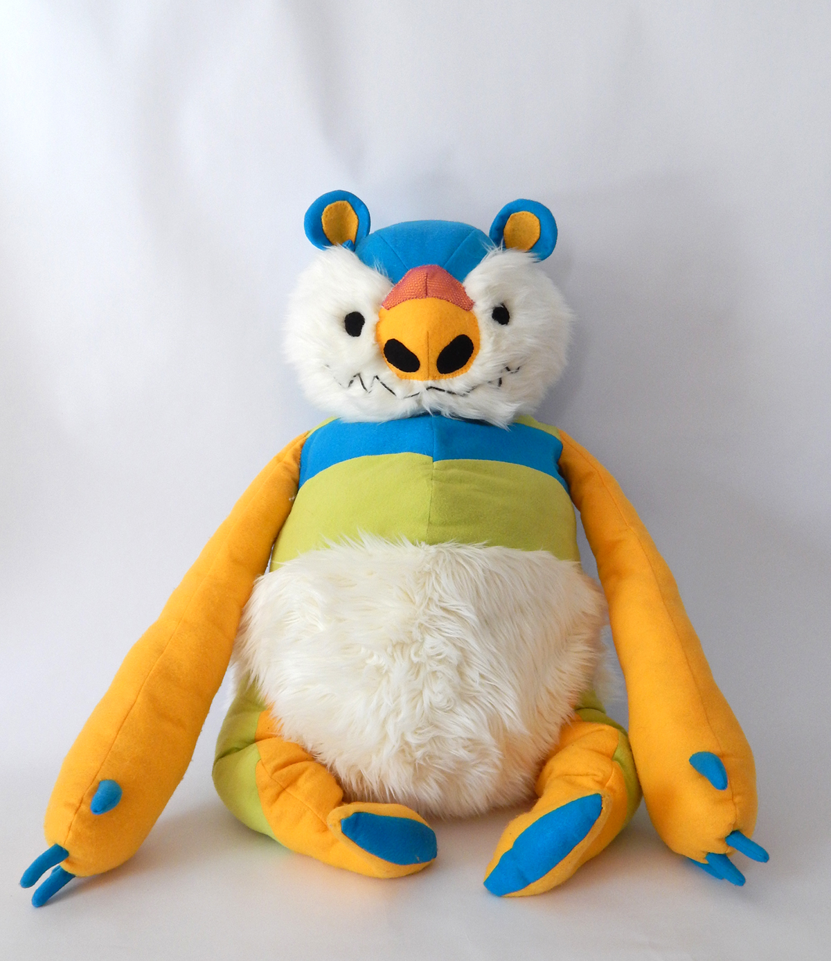 fiber puppet dragon bird monster toy plushie marionette