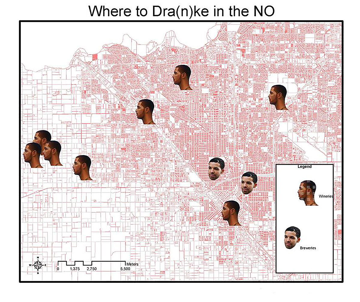 urbanism   beer cartography Drake