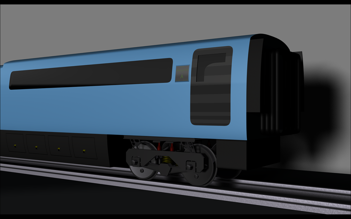 Bombardier train Staffordshire Hammersley Steam reinvention styling  digital University student Transport concept