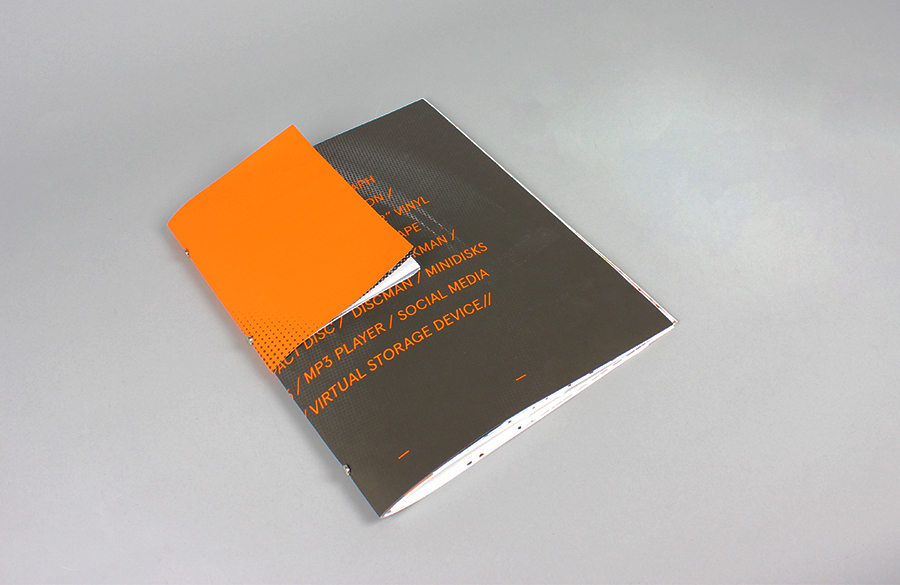 Zine  bitmap grunge cd vinyl editorial booklets black orange graduate