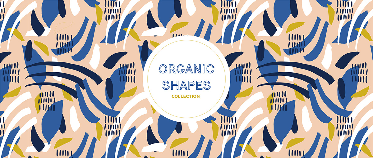 Adobe Portfolio 1960s art abstract geometric organic shapes print and pattern Retro seamless pattern Surface Pattern