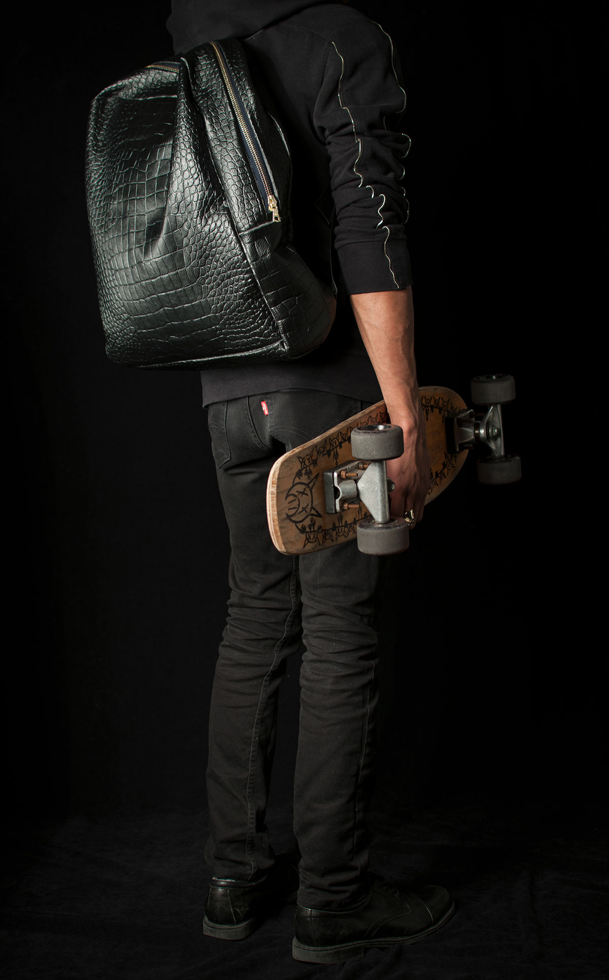 Studio Photography lighting Style leather accessories handbags bags backpack streetwear skateboard Dogtown