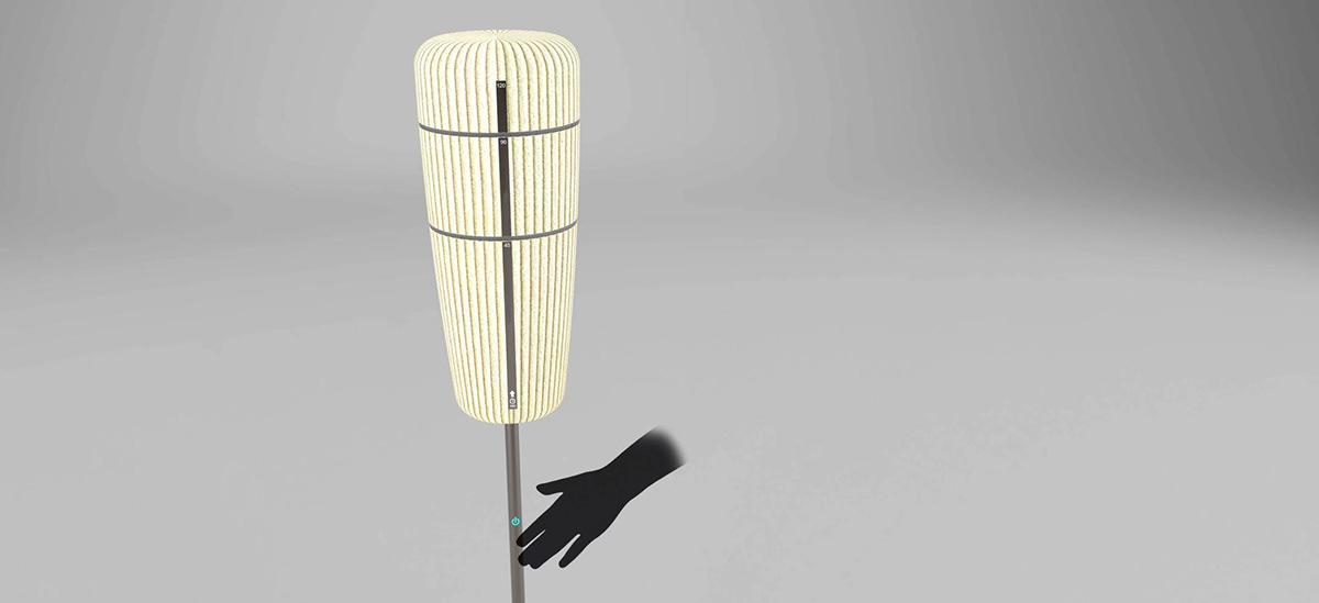 light  lamp Experiential design