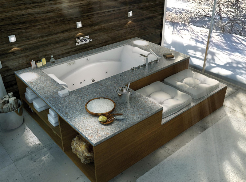maax bath podium comfort Experience relaxation system whirlpool Minimalism water acrylic thermoforming trend bathtub