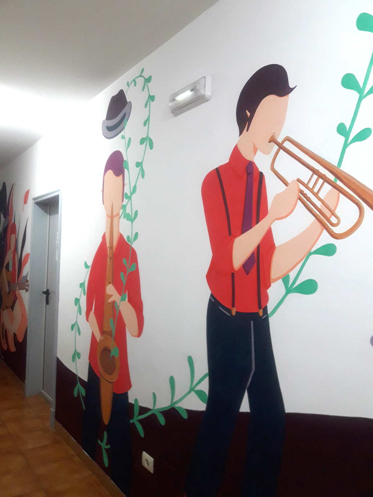 Conservatorio Mural musica pintura wallart
