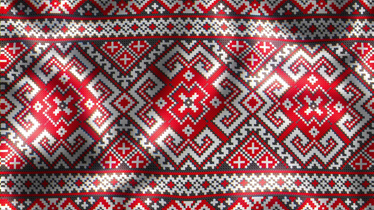 vj loops ukraine Vyshyvanka ornament national symbols ukraine design vjing visuals