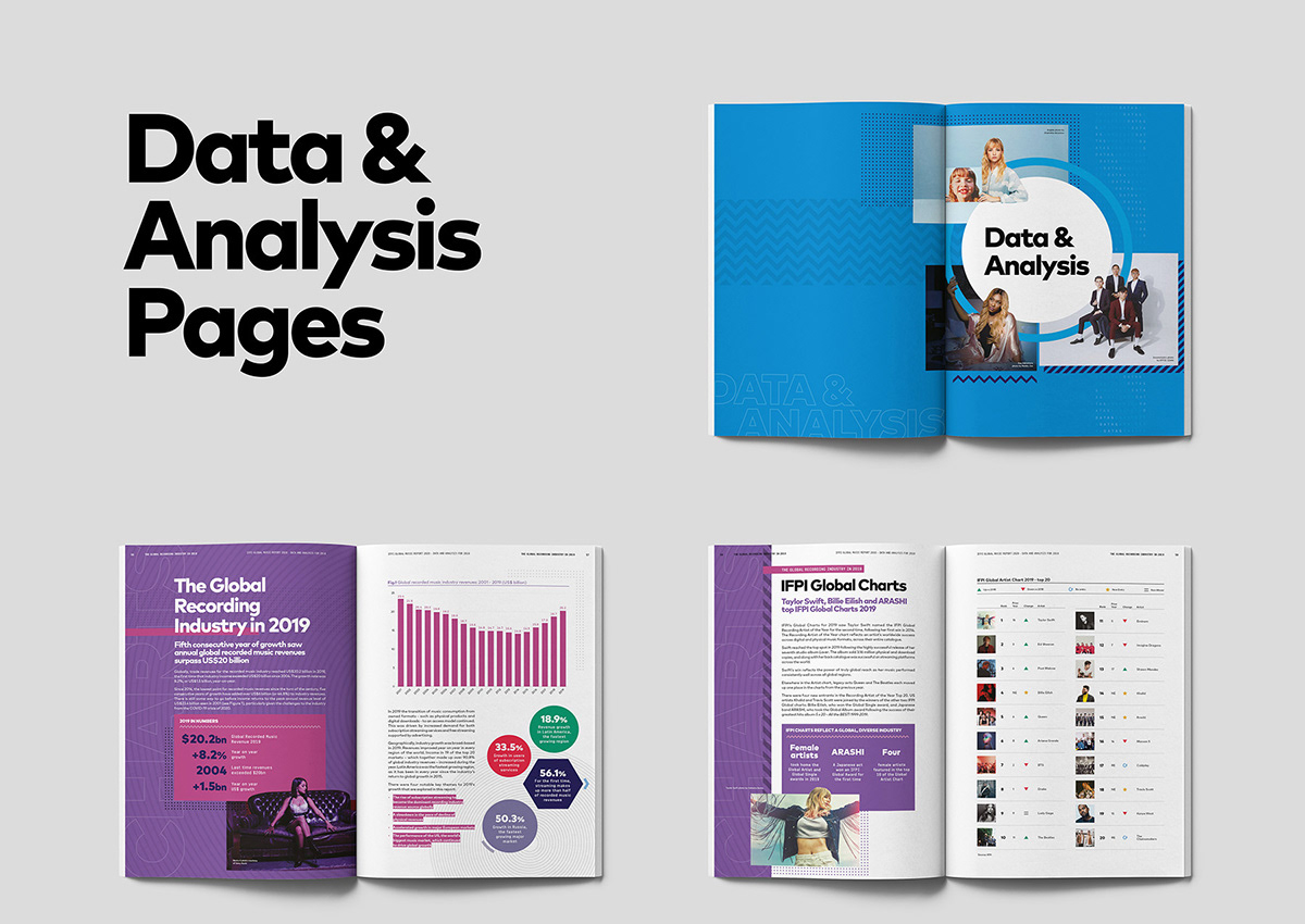 Adobe Portfolio annual report infographics Layout report editorial design 