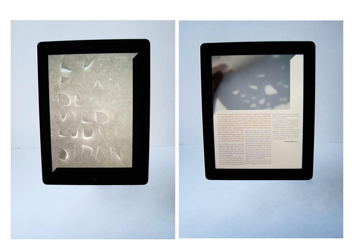 iPad design tablet design navigation