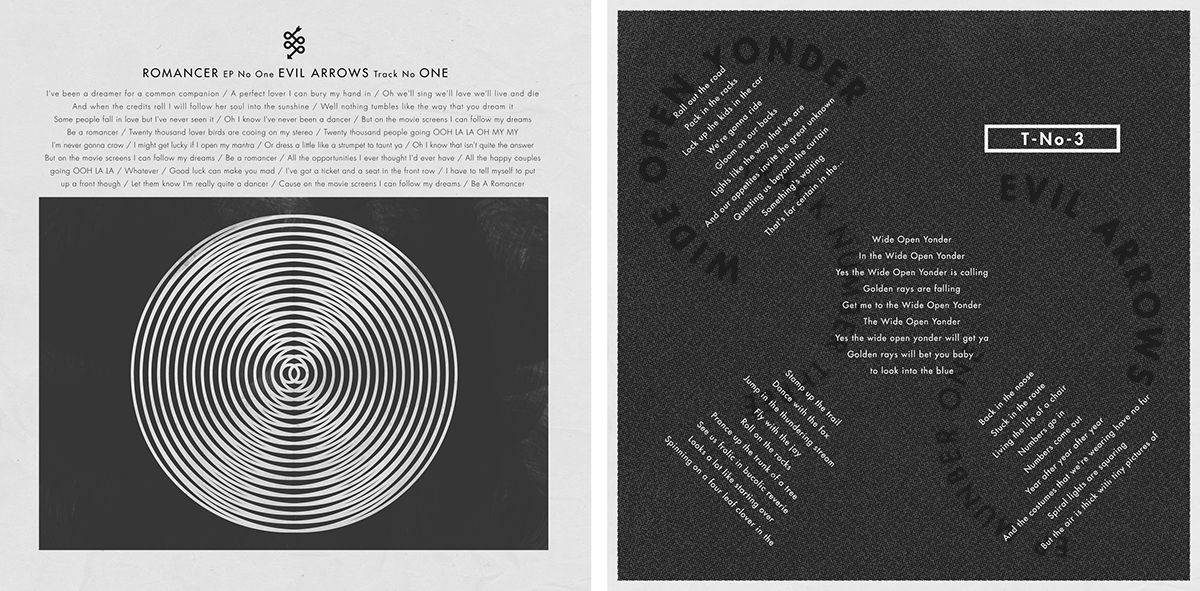 album cover ep record Icon design package design  Website minimal