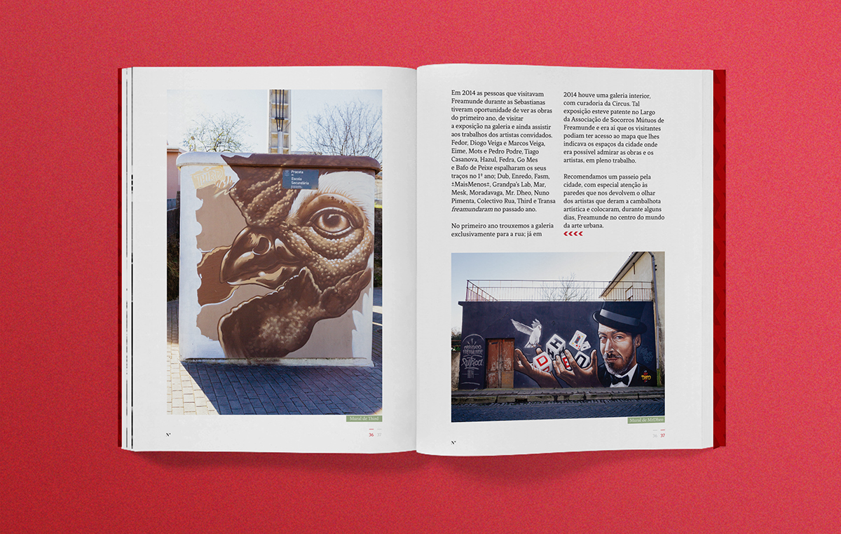 Adobe Portfolio gerador magazine suburbs book red design Layout Rui canedo editorial type culture concept portuguese