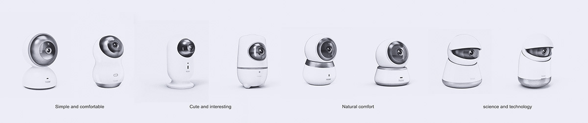camera product design  industrial design  hai'er surveillance camera