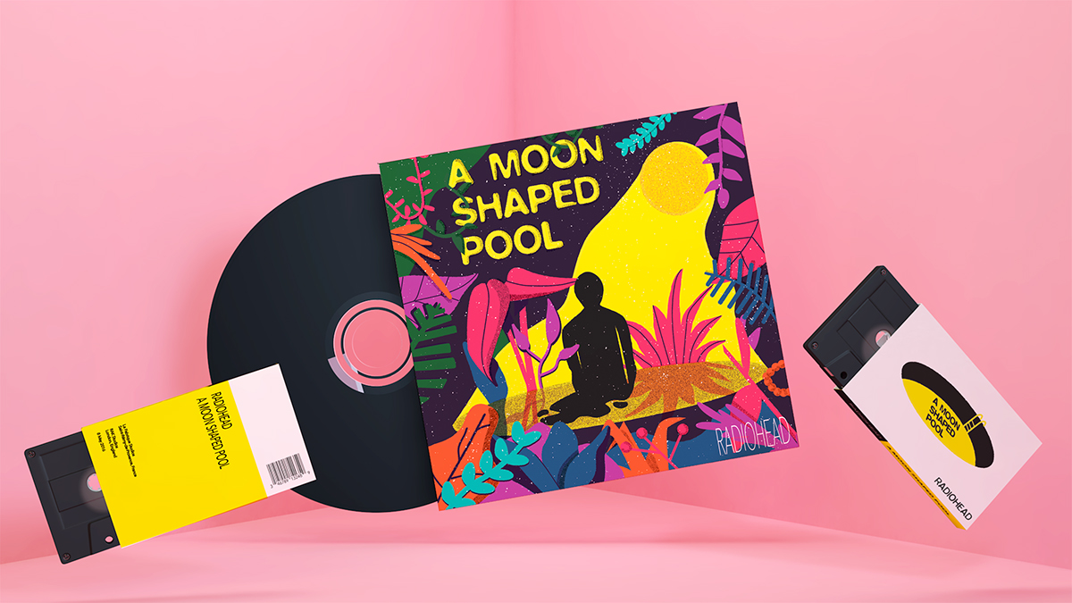 Radiohead cd package Moon Shaped Pool