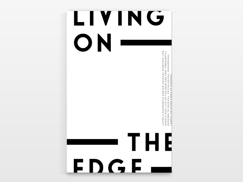minimal Minimalism minimal poster Poster Design edge
