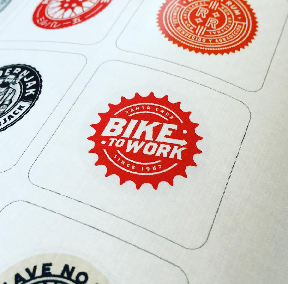 chrome eBay santa cruz Bicycles design branding  typographic