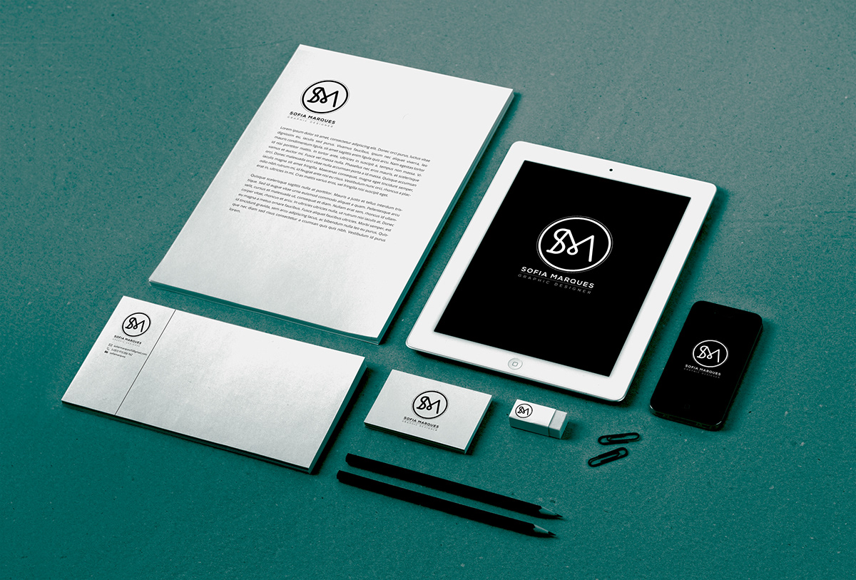 brand logo identity graphicdesign self stationary personal ID Business Cards wallpaper design