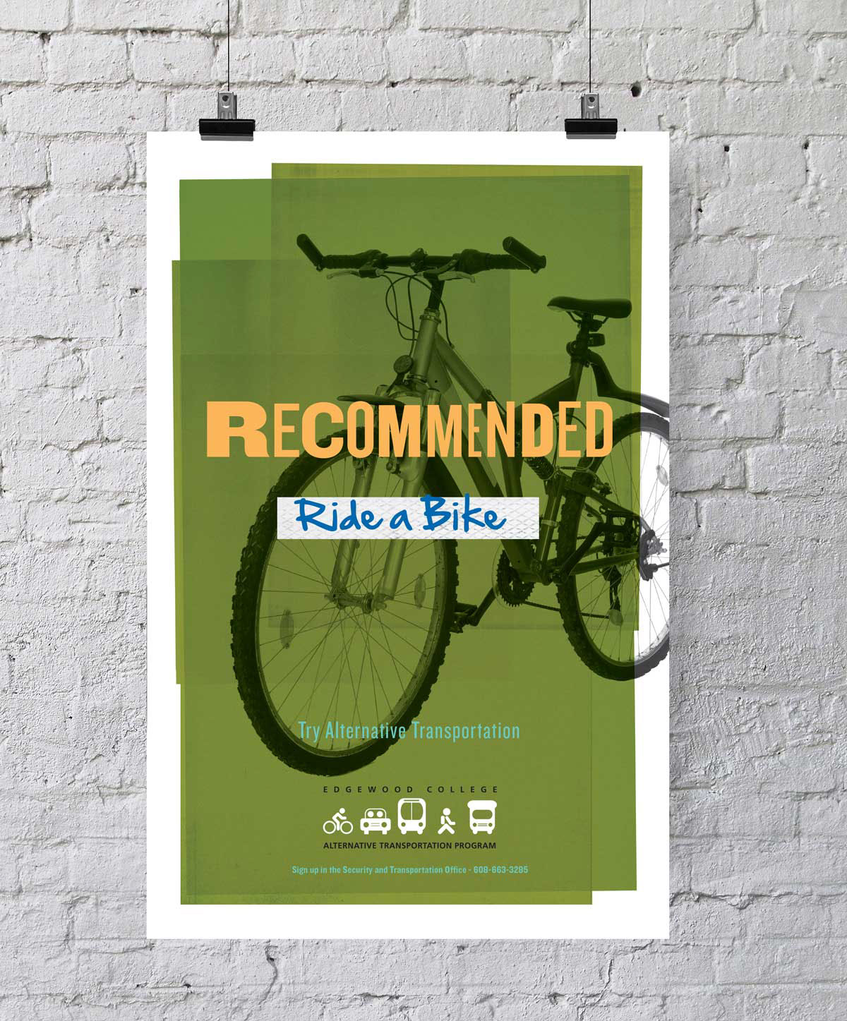 poster college transportation bus Bike shuttle walk facebook banner signs posters banners series Fun