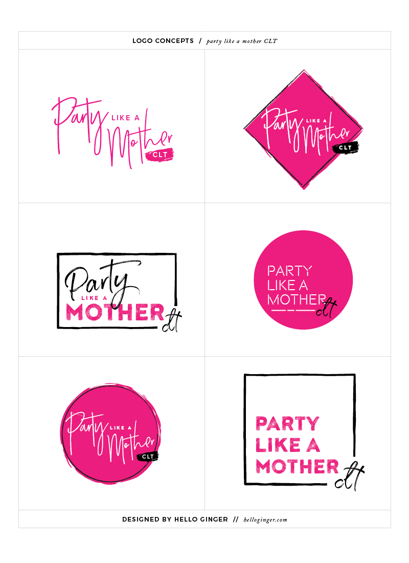 Logo Design event logo party logo Event Branding