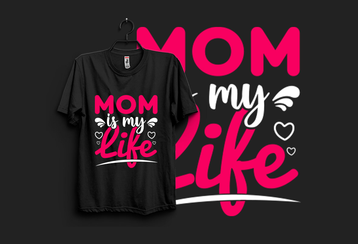 mother’s day Love mother Typography T-shirt t-shirts Tshirt Design t-shirt typography   mom t shirt design mom t-shirt design
