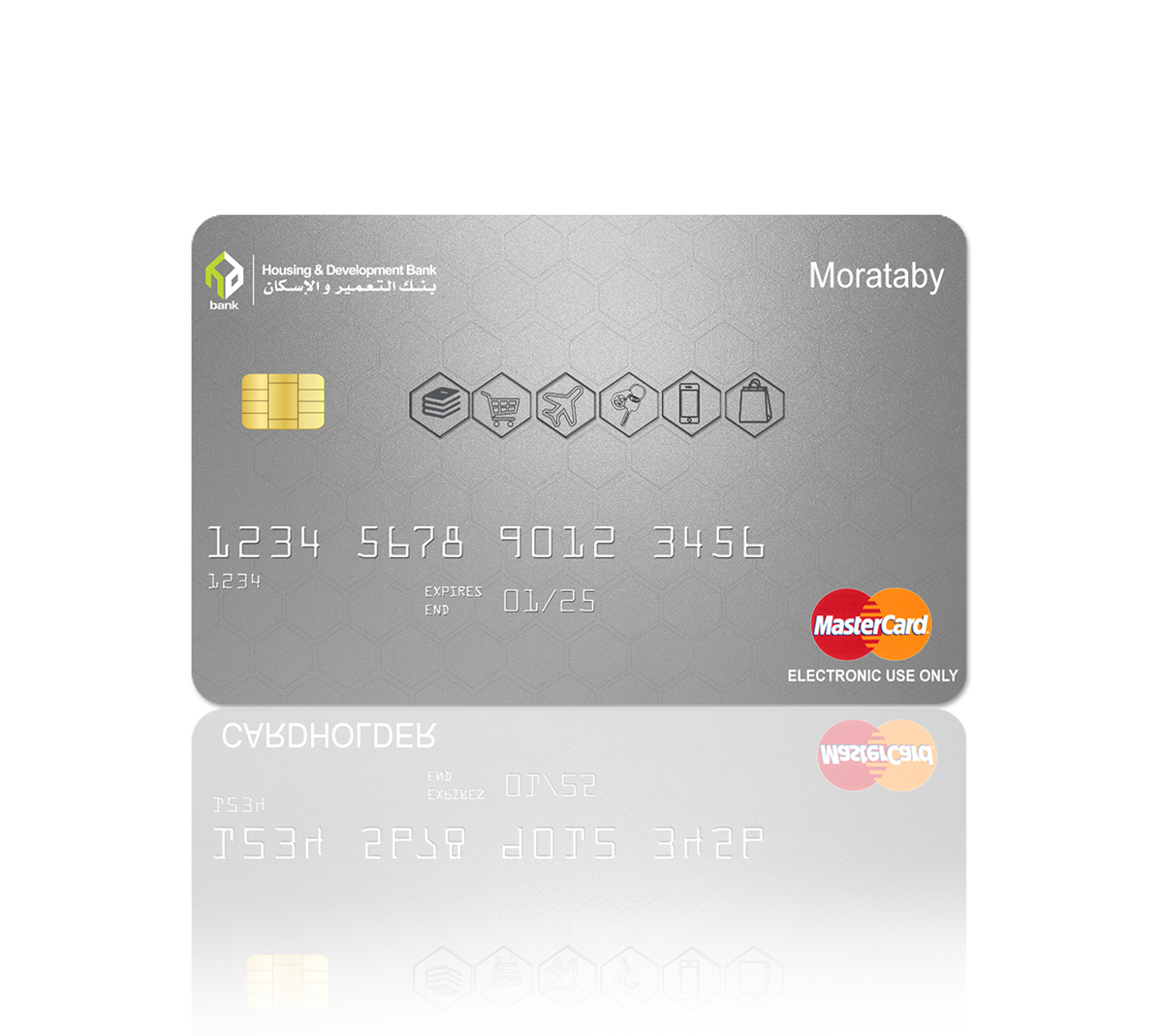 bank  flyer flyer Mockup corprate card Master Card