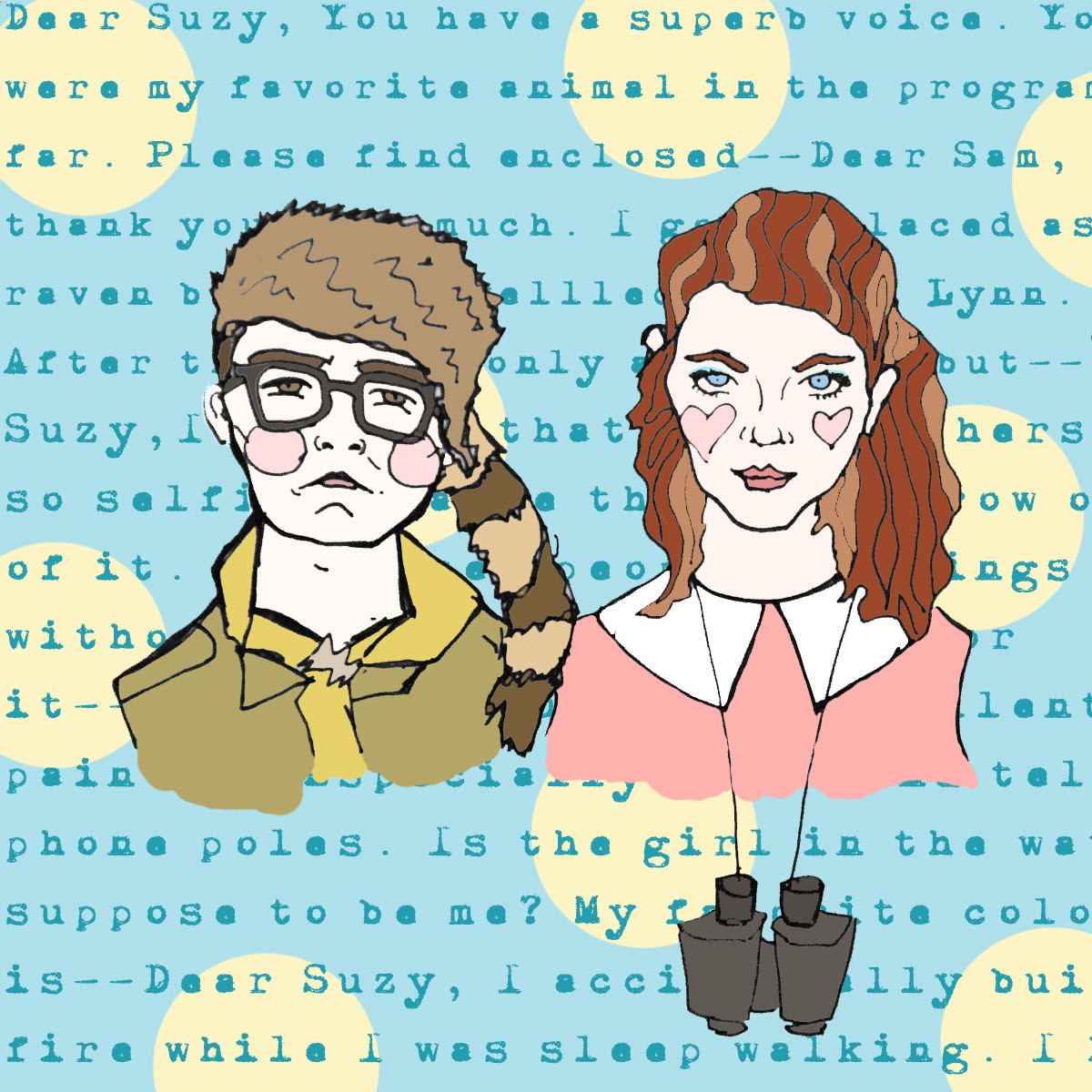 wes anderson suzy margot quirky portraits