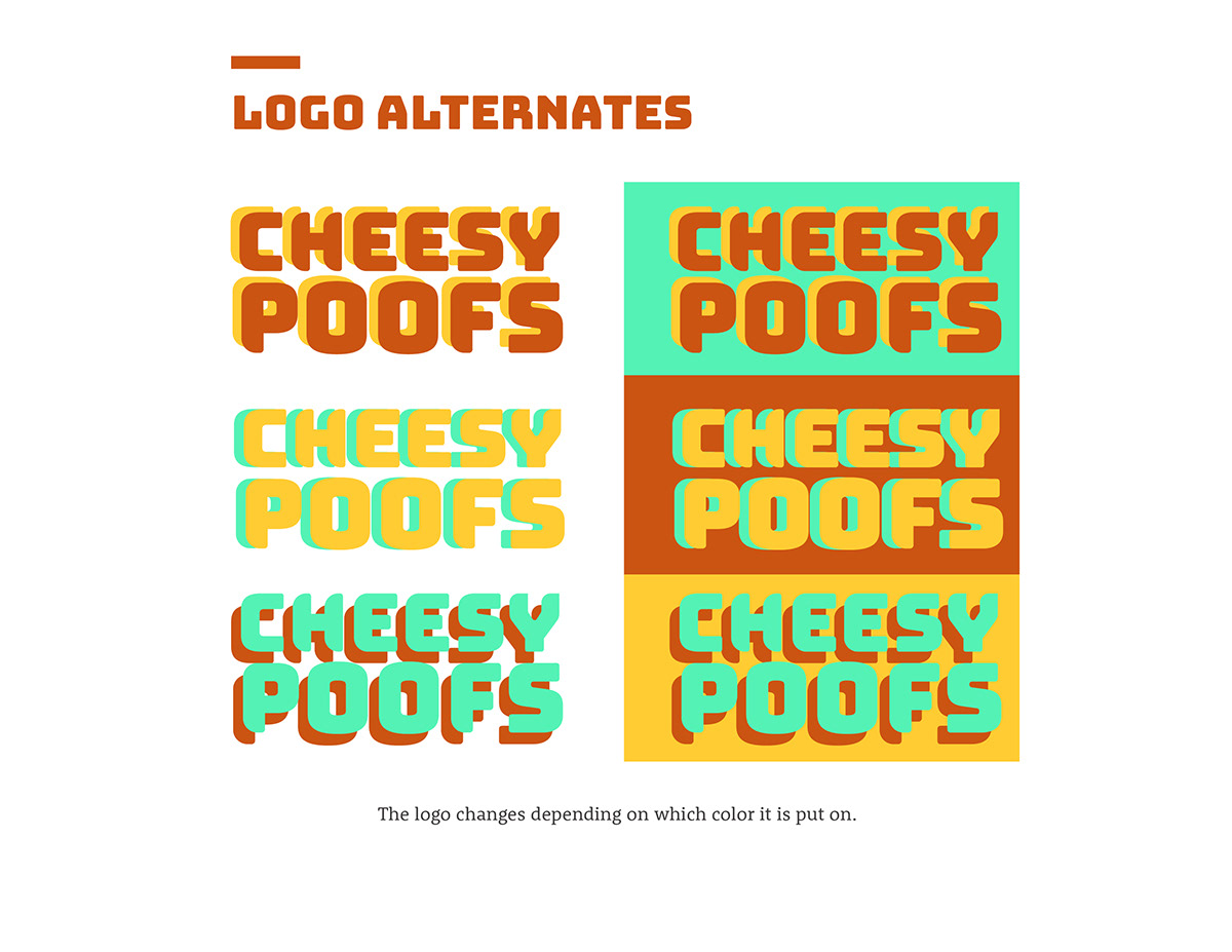 brand identity branding  cheesy poofs funny graphic design  rebranding snack foods South Park visual identity