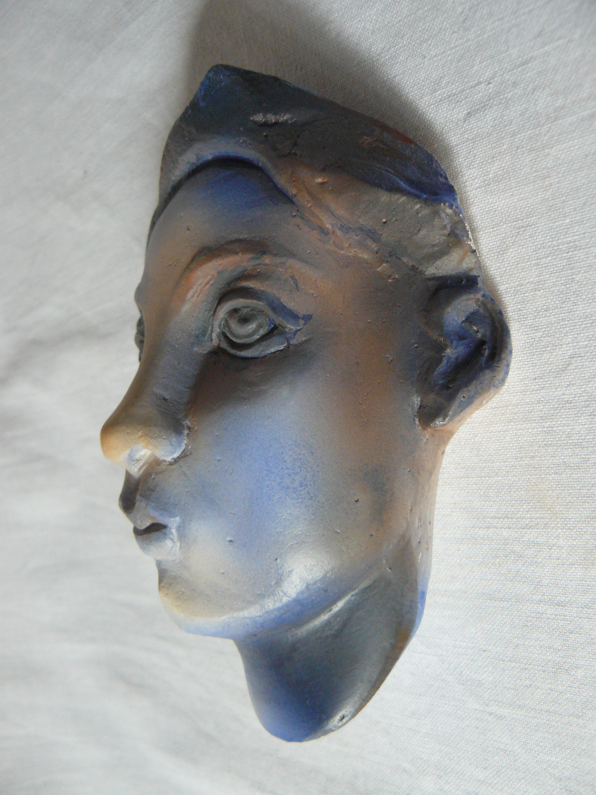 clay plaster escultura sculpture portrait retrato arcilla yeso aerografo Air Brush