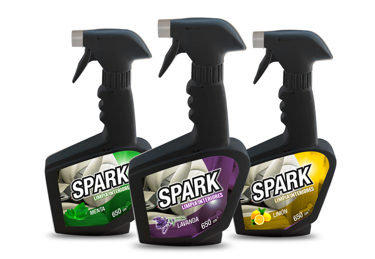 spark Pack design diseño Gatillo multiuso Autos limpieza Chispa