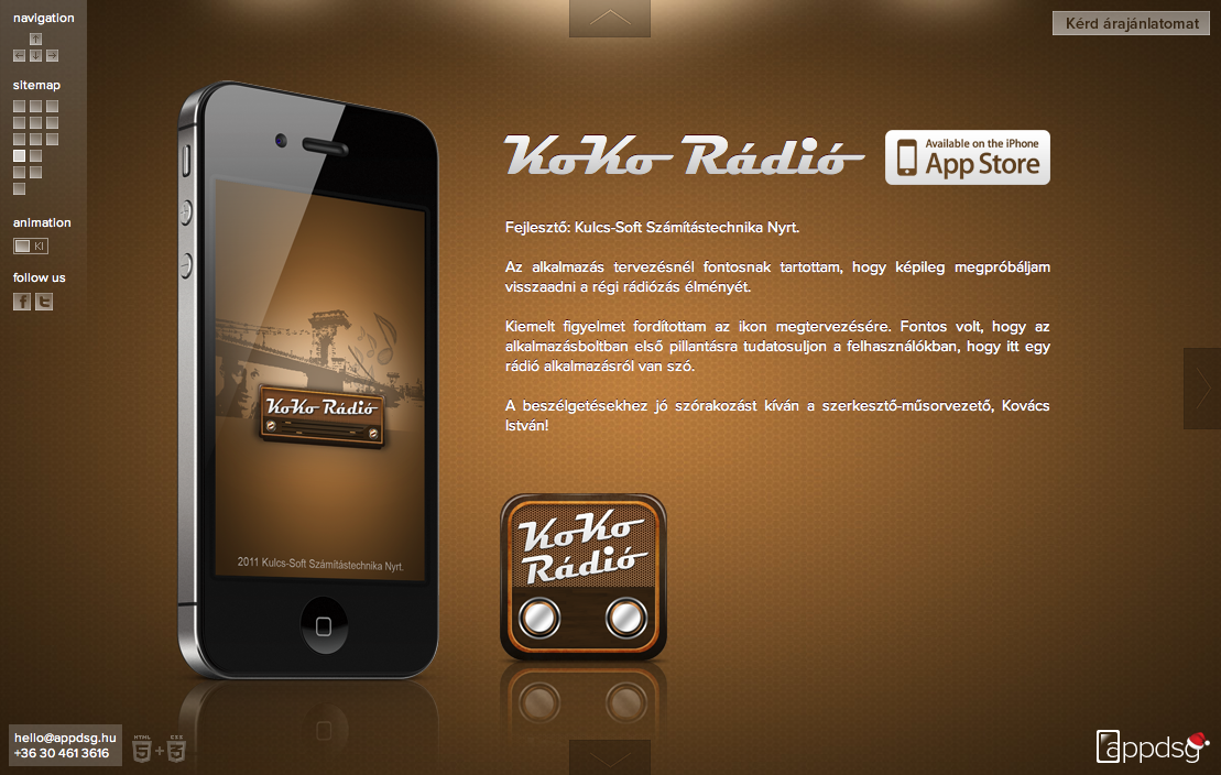 mobile  iphone android interactive website design creative