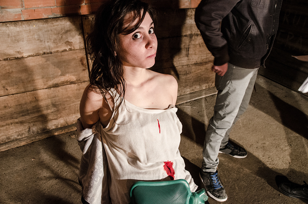 short movie thriller poster title sequence backstage Drugs heroine homicide
