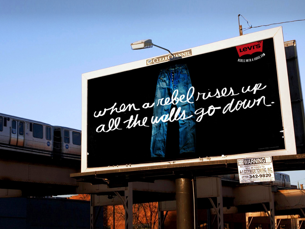 Integrated Campaign levi's socially responsible Global Campaign hadwritten