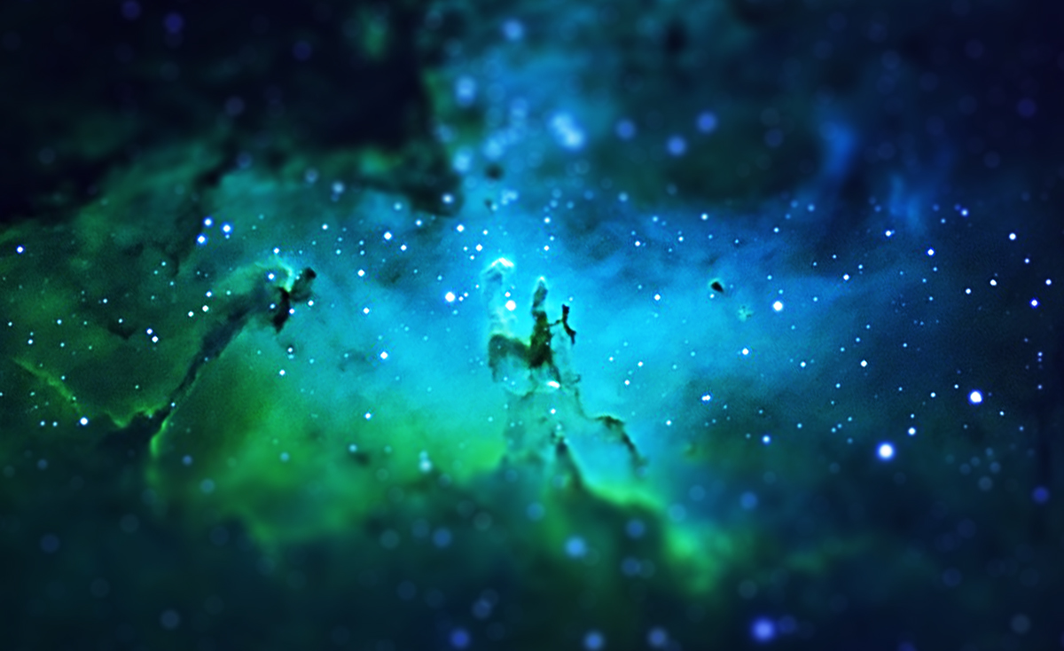 nebula universe Space  Miniature micro macro