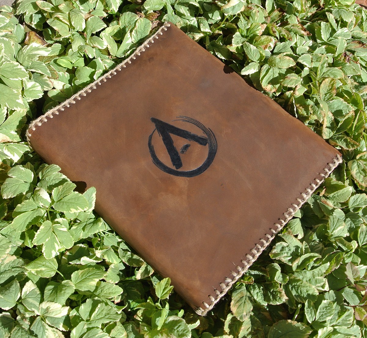 leather binder covers Binder Custom handmade rustic memory book photo album engraving