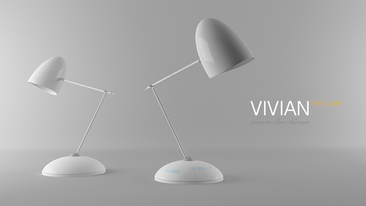 industrial things Lamp table lamp Vivian design lamp concept cgtrader digital art Competition