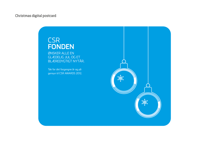 CSR  fonden foundation  branding  identity stationary  Denmark