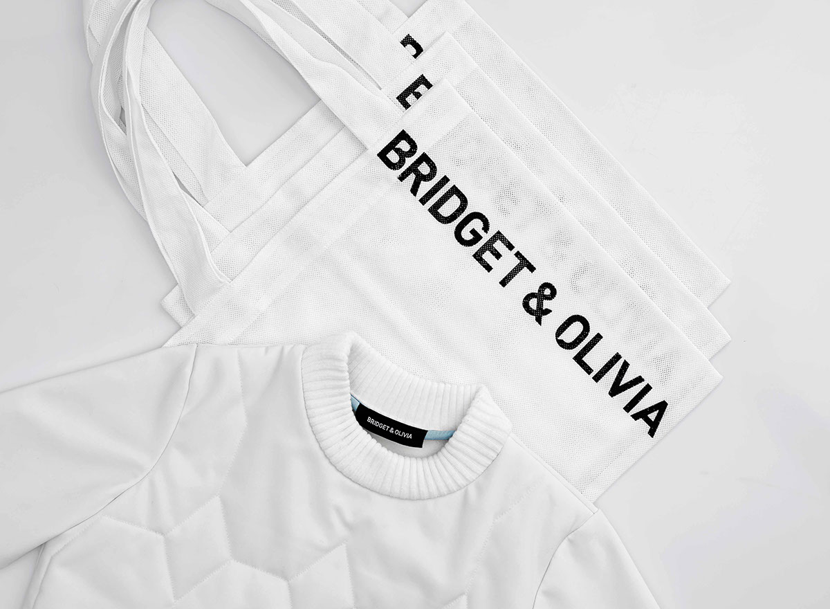 bridgetandolivia design budapest Clothing logo identity campaing showroom Collection Logotype symbol emotion Interior