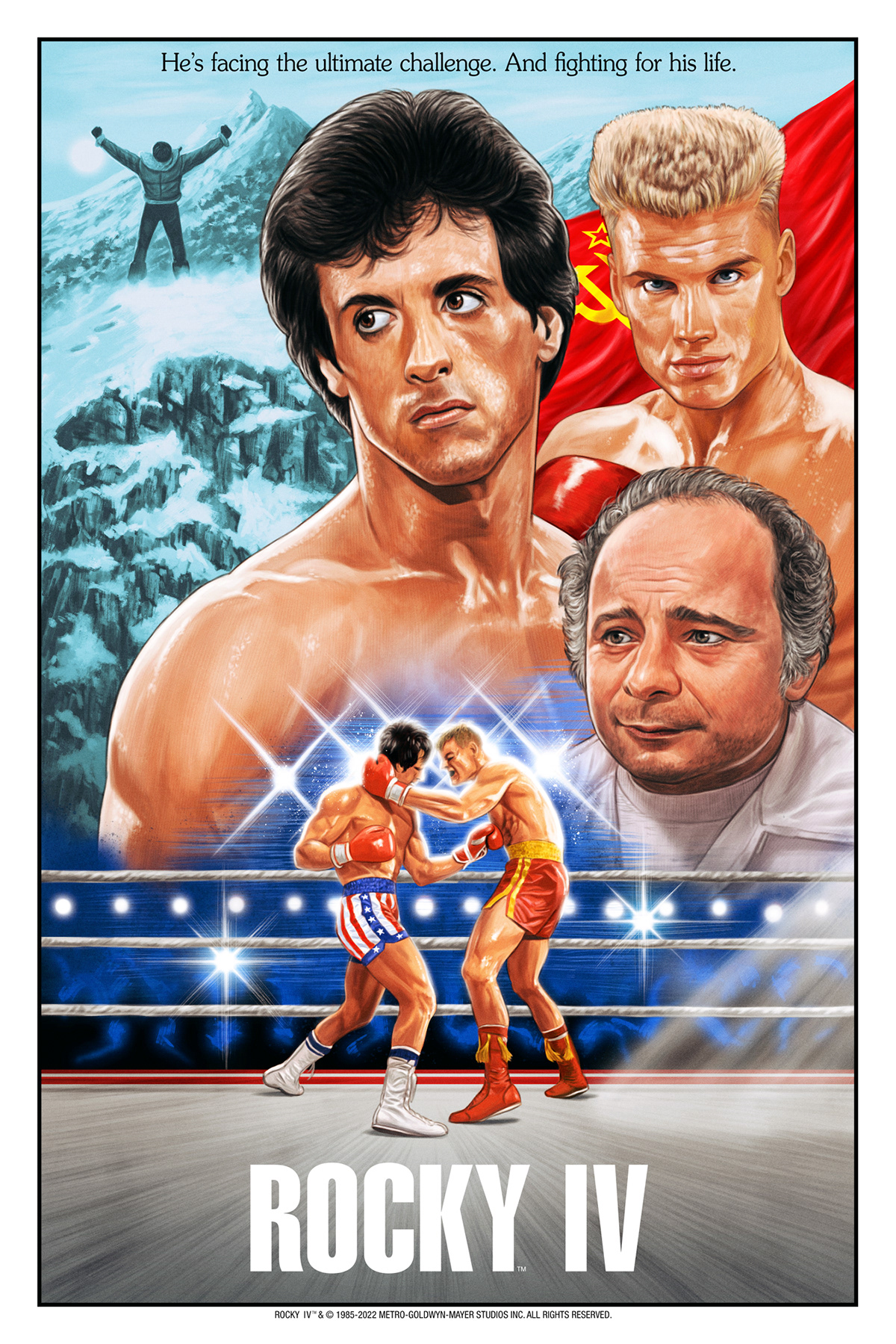 Digital Art  Drawing  ILLUSTRATION  movie poster Movie Posters Portrait Painting Rocky rocky balboa rockybalboa Sylvester Stallone