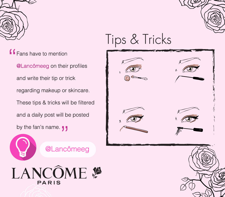 Lancome beauty Competition cosmetics