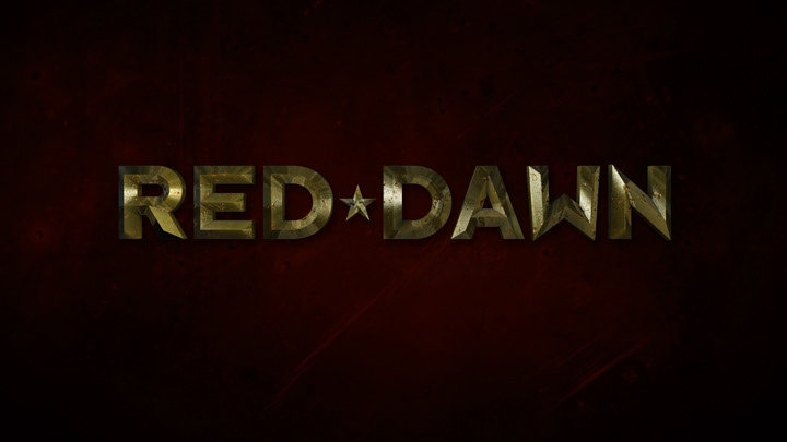 red dawn movie title sequence