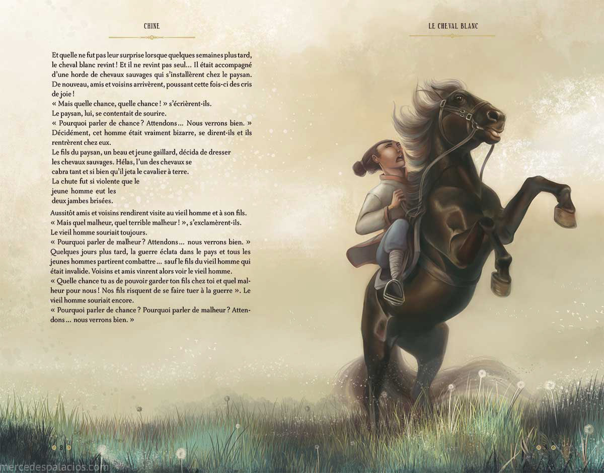 horse book TALES horses chevaux