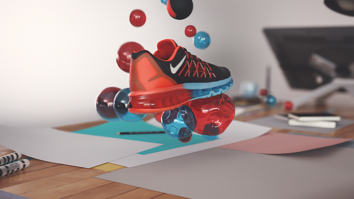 Nike air max Air max Z c4d 3D Render shoes mvsm manvsmachine design